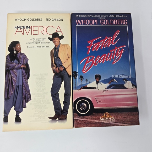 Whoopi Goldberg VHS Movie Lot of 10 Sister Act 1 & 2 Eddie Bogus Made in America - Picture 7 of 11